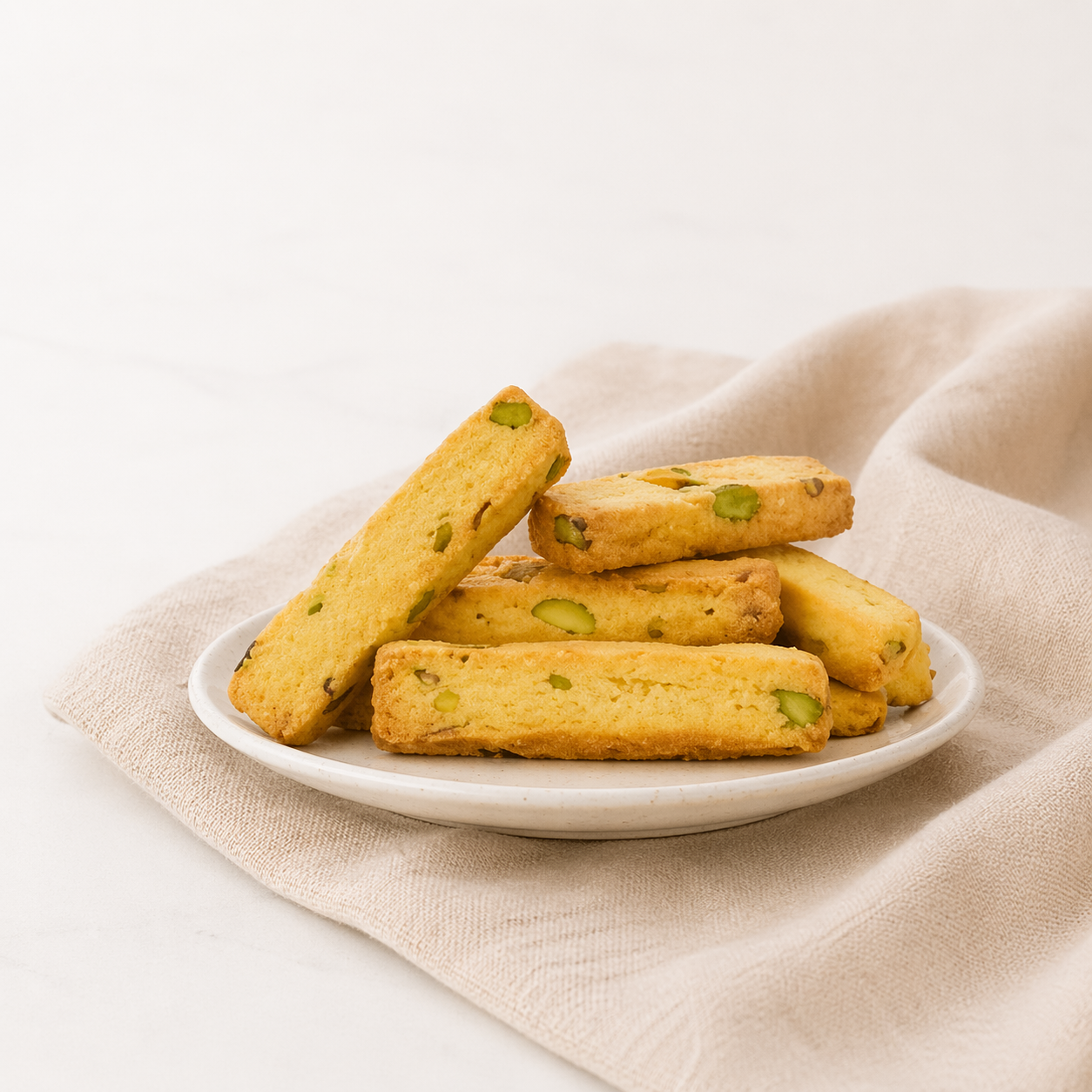 Butter Pista Cookies - Delectify